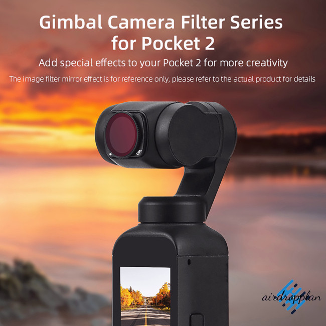 Aird ฟิลเตอร์เลนส์กล้อง อุปกรณ์เสริม สําหรับกล้อง Dji Pocket 2 Gimbal Series Nd Uv Cpl