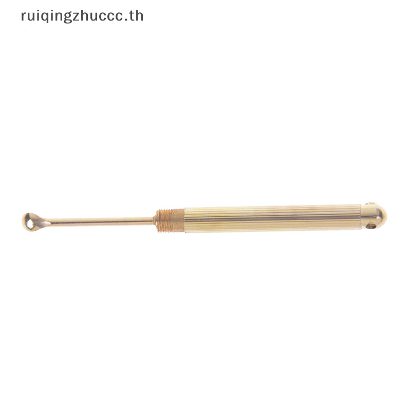 [ruiqingzhuccc] ช้อนกําจัดขี้หู แบบพับได้ สีทอง [TH]