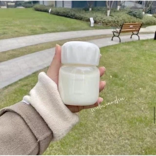 ถ้วยน้ําขนาดเล็กแบบพกพา 300มล ขวดน้ําถ้วยแบบพกพาป้องกันการรั่วไหลน่ารัก