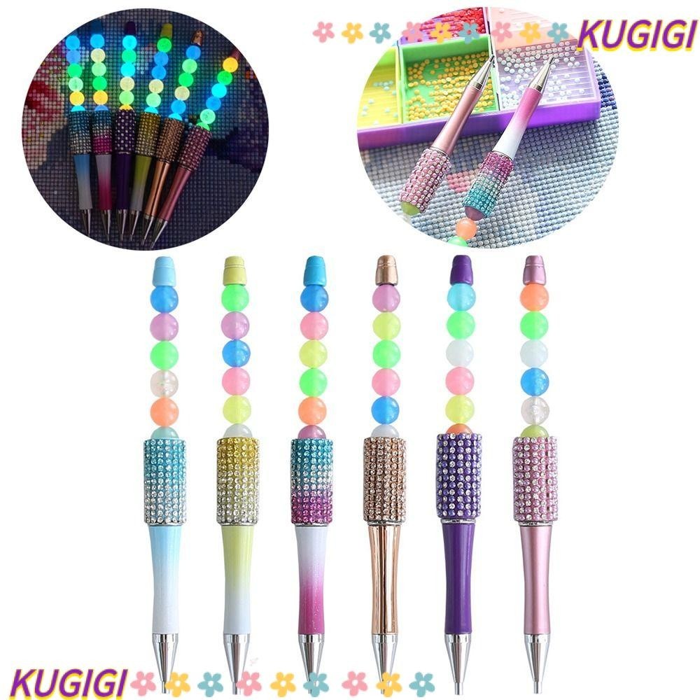 Kugigi Point เจาะ Pen, เย ็ บปักถักร ้ อย Cross Stitch อุปกรณ ์ เสริมเพชรภาพวาด Pen, Glow in the Dark ปากกาพลาสติก DIY Craft 5D เพชรภาพวาดเครื ่ องมือ