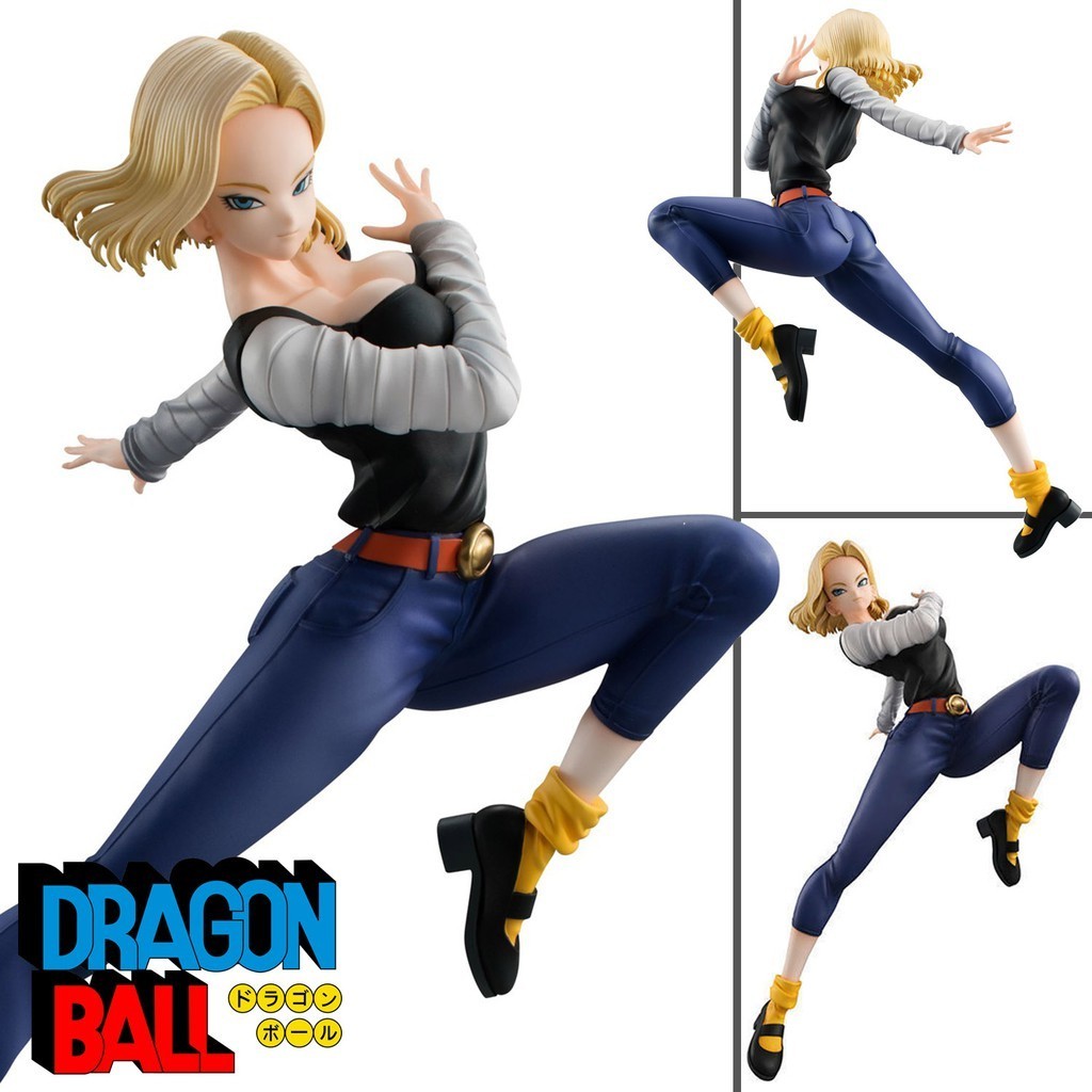 พร้อมส่ง Figure ฟิกเกอร์ Model โมเดล Dragon Ball ดราก้อนบอล Gals lazuli Android 18 มนุษย์จักรกล หมายเลข 18