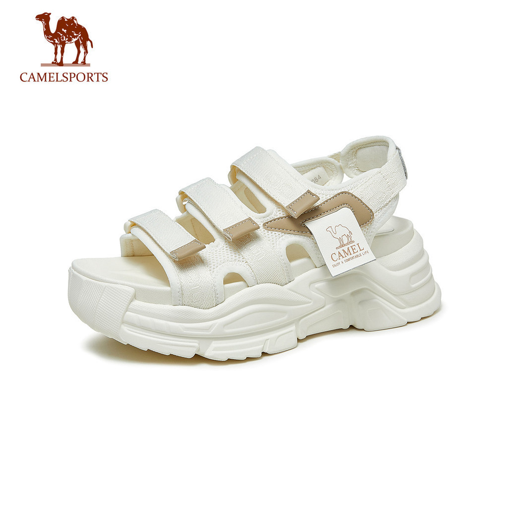 CAMEL SPORTS รองเท ้ าชายหาด Velcro ลําลองพื ้ นหนา