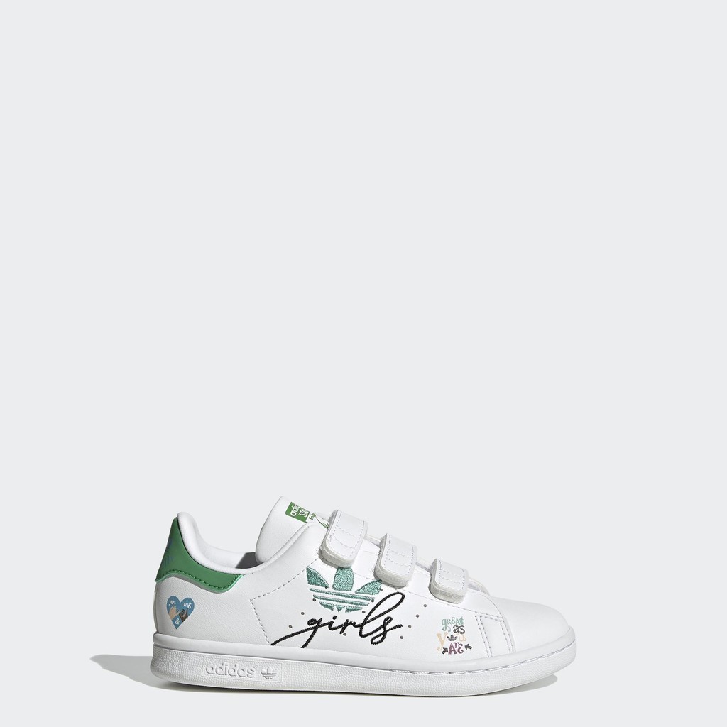 adidas ไลฟ์สไตล์ รองเท้า Stan Smith เด็ก สีขาว H05273