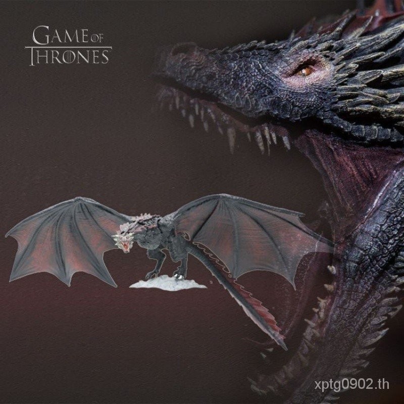 Game of Thrones McFarlane Dragon Mother Black Dragon Dragon Mother Mount Drogon 20cm Movable Model J