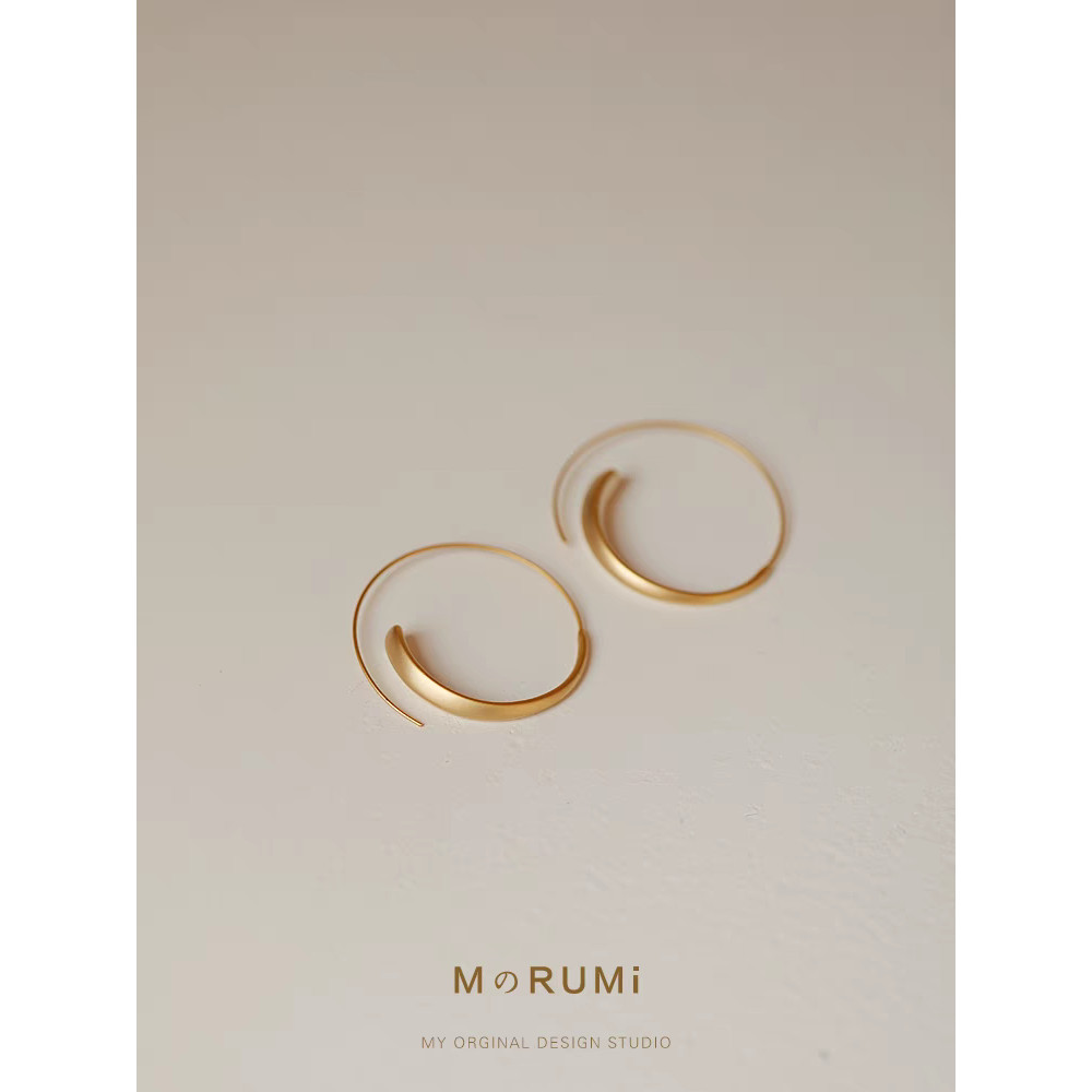 IRIS VINTAGE x MのRumi l Darwin earrings GV202409 ทอง 18K ต่างหูเงิน ต่างหูสตั๊ด
