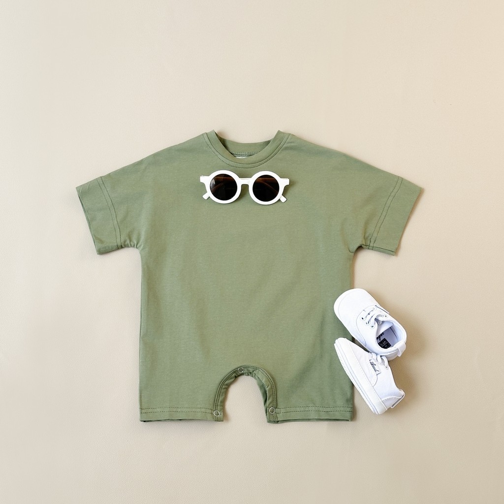 ทารกแรกเกิด 0-18 เดือน Romper เด ็ กแฟชั ่ นรอบคอ Tracksuits Jumpsuit - รูปที่ 4