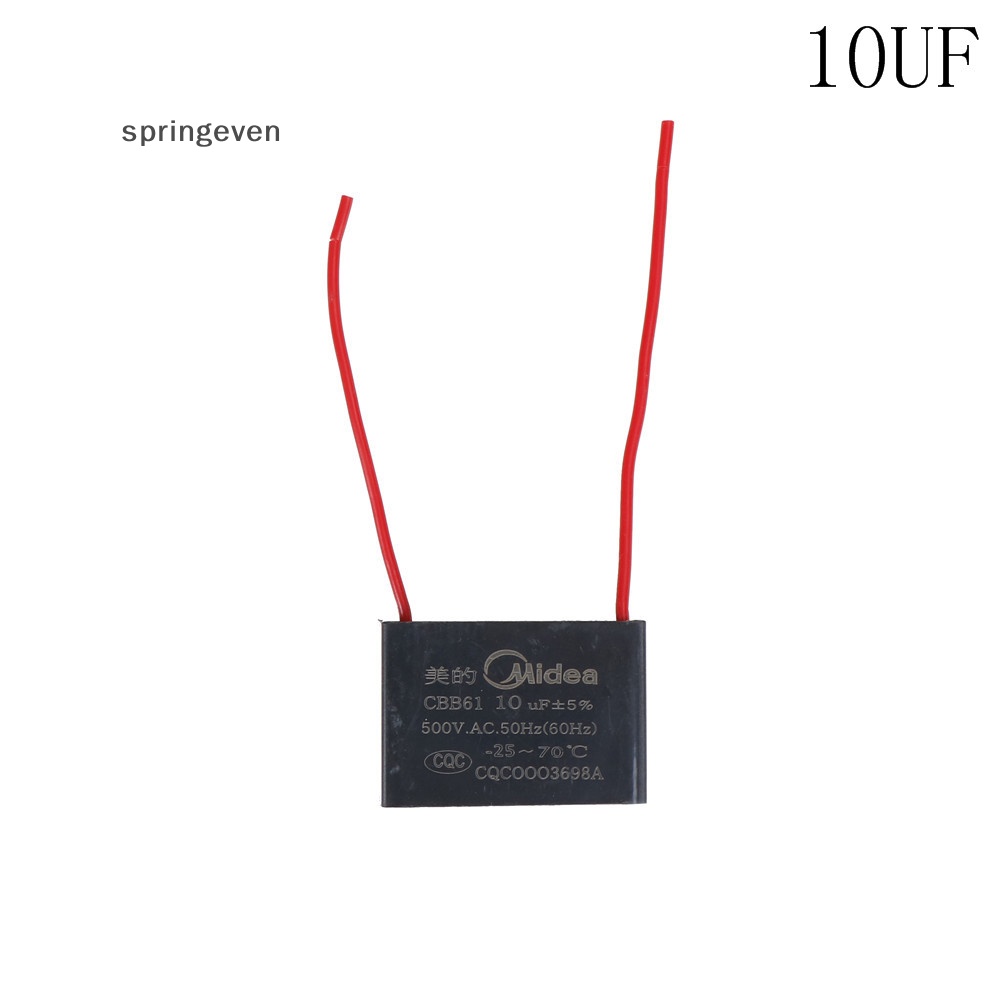 [springeven ] Cbb61 450V 1-10uF พัดลมเพดานมอเตอร ์ Running Starg Capacitor สต ็ อกใหม ่
