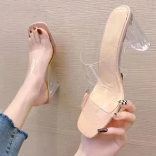 รองเท้าแตะสำหรับสุภาพสตรี ส้นสูง รองเท้า