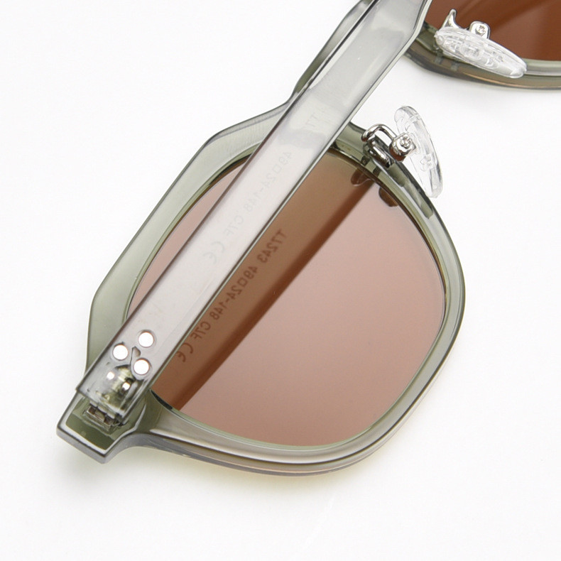 ข้ามพรมแดนชนกลุ่มน้อยเกาหลีตร90แว่นกันแดดโพลาไรซ์ ยูวี400ผู้ชายและผู้หญิงสุทธิสีแดงธรรมดาแต่งหน้าถนนภาพแว่นกันแดดย้อนยุคแนวโน้ - รูปที่ 6