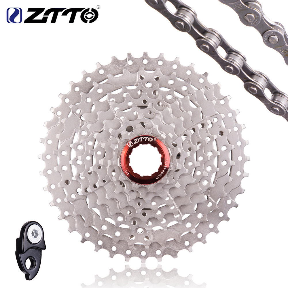 ZT MTB 8s 11-40T Cassette Bicycle 1x8 Speed Freewheel Durable Steel Gear K7 for M410 TX800  Mountain