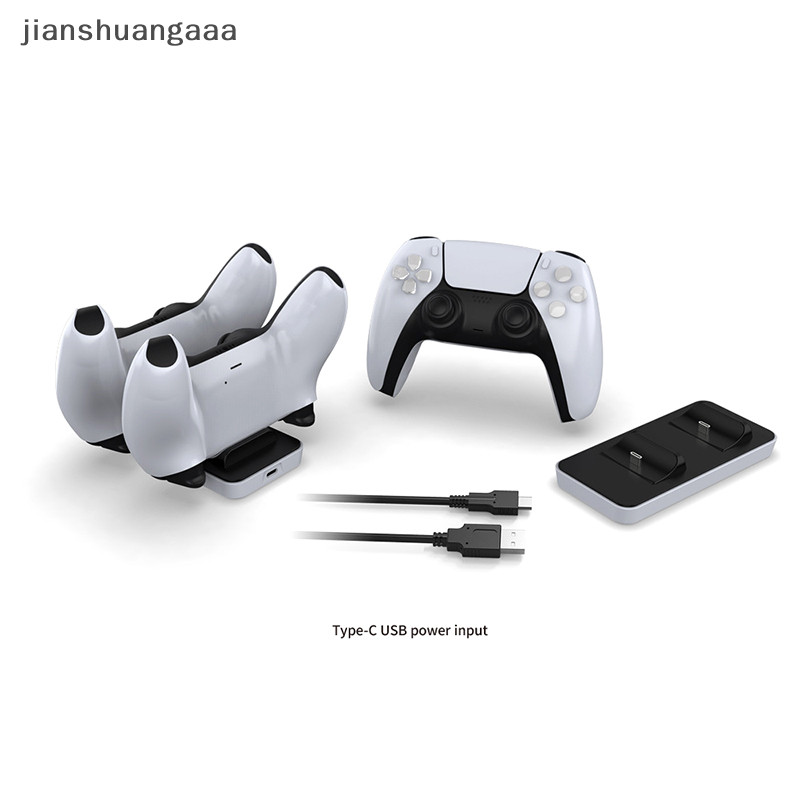ดีสําหรับ PS5 Controller Charger USB เดี ่ ยวชาร ์ จ Dock Stand Station Cradle สําหรับ Sony Playstation 5 สําหรับ PS5 ใหม ่ Gamepad Controller ดี