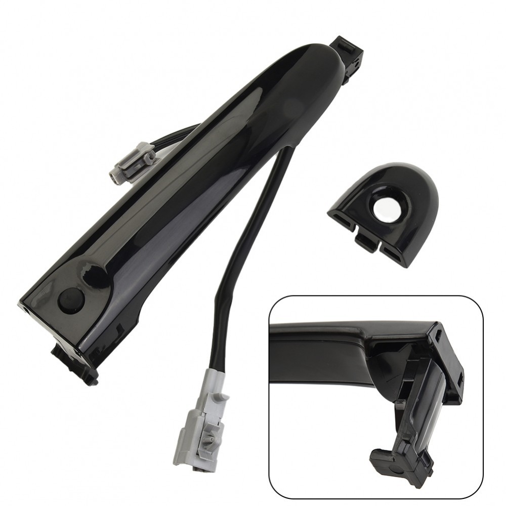 มือจับประตู 80644-1FE0A 80644-3WC2A 82644-1FA5A สีดําสําหรับ Nissan ด ้ านหน ้ า