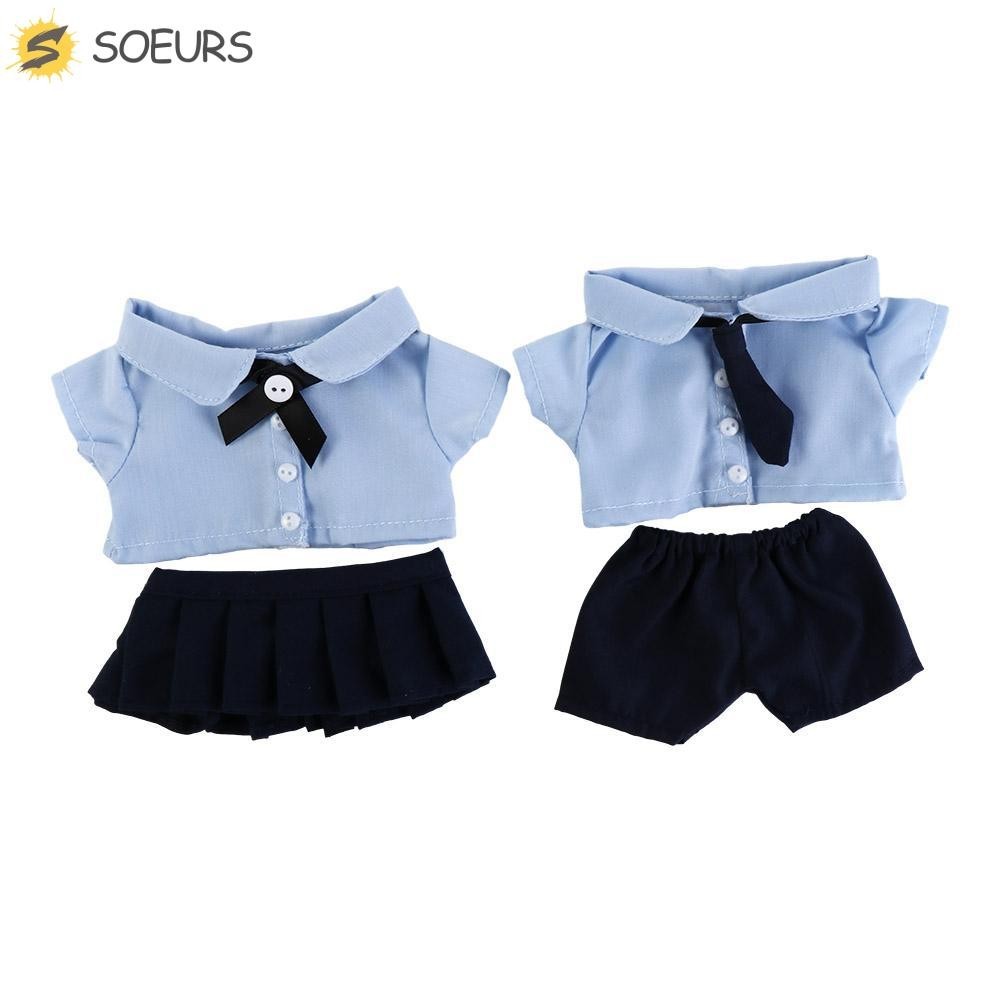 Soeurs Preppy ผ้าฝ้ายตุ๊กตาs เสื้อผ้า, JK ชุดตุ๊กตา Plush ตุ๊กตาเสื้อผ้า,น่ารักน่ารัก Kawaii เกาหลี Kpop 20 ซม.ตุ๊กตาของเล่นเสื้อผ้าของขวัญวันเกิด