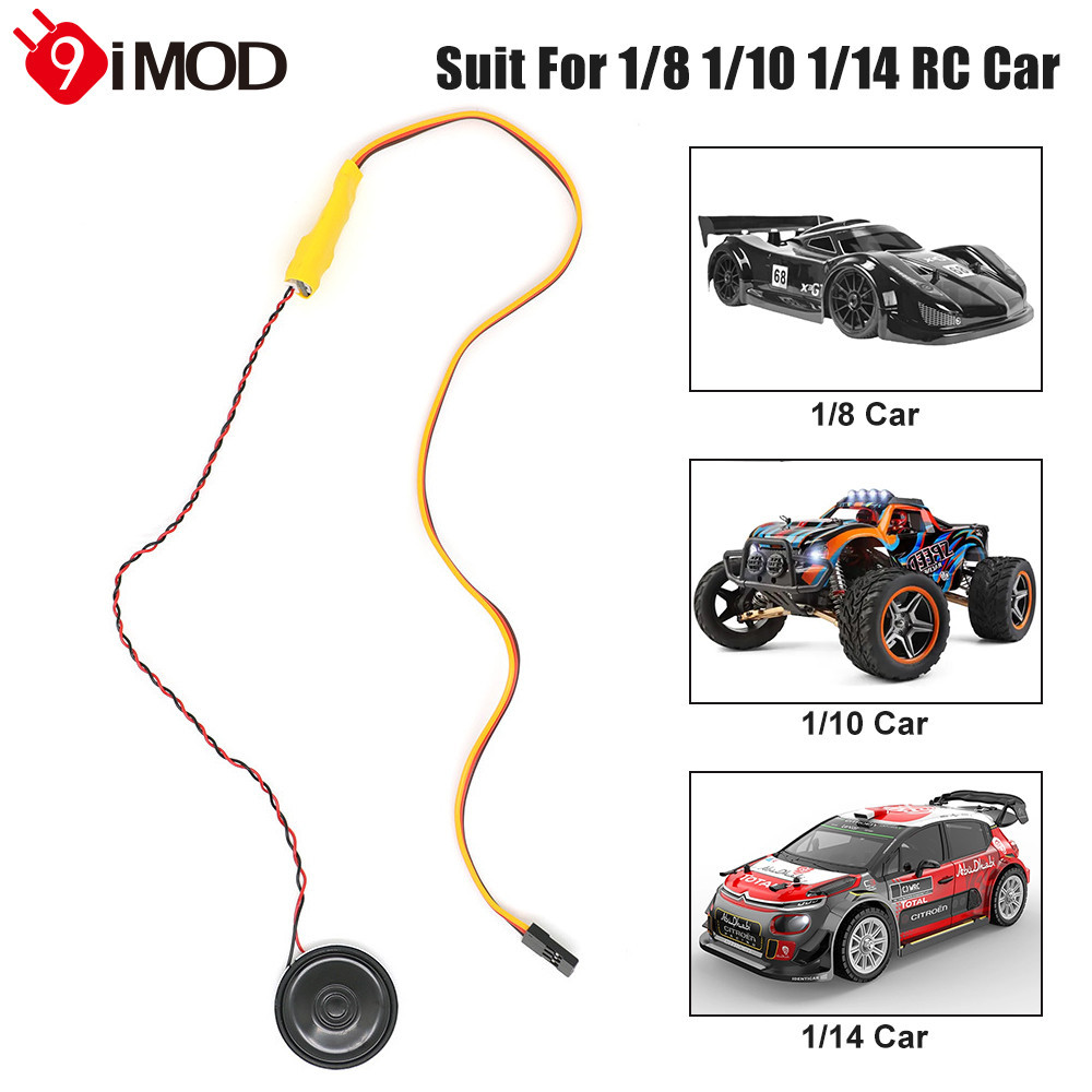 9IMOD RC ลําโพงฮอร์นสําหรับ 1/10 1/8 RC Crawler TRX4 TRX6 1/14 RC รถบรรทุก SCANIA ACTROS