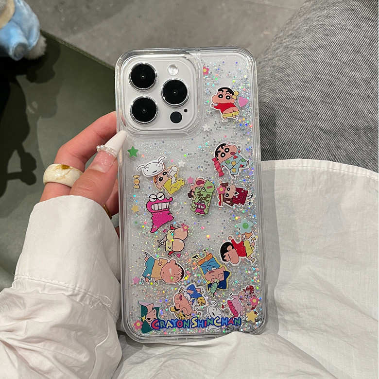 การ์ตูนน่ารักอะนิเมะเหมาะสําหรับ แอปเปิล 15 โปรแม็กซ์ เคสโทรศัพท์, ไอโฟน 14 สร้างสรรค์ 12.00 น. ทรายดูด 15 สาว 13 ใหม่ 14 โปรแม็กซ์ โปร่งใส 11 แพคเกจเต็มป้องกันการตกฮาร์ดกร