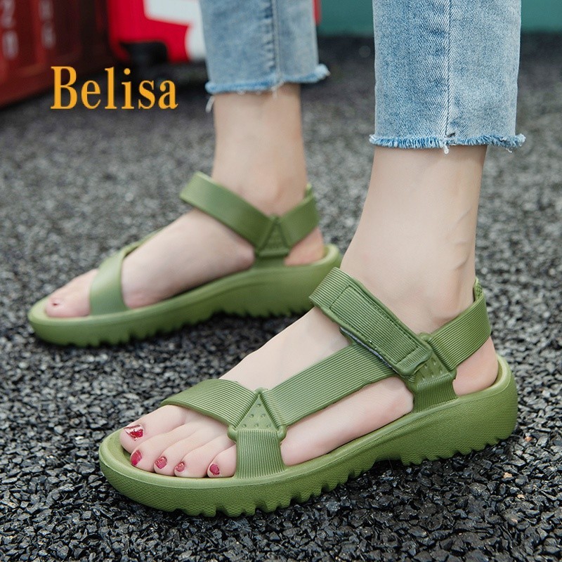 รองเท้าแตะสําหรับผู้หญิง sandals for women พื้นรองเท้านุ่มกันลื่นน้ําหนักเบา