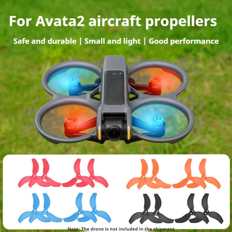 เหมาะสําหรับ DJI Avata 2 ใบพัดข ้ ามเครื ่ องบินพร ้ อมใบมีดใบพัดสี , ใบมีดใบพัด , ปีก , และอุปกรณ ์ ปีก