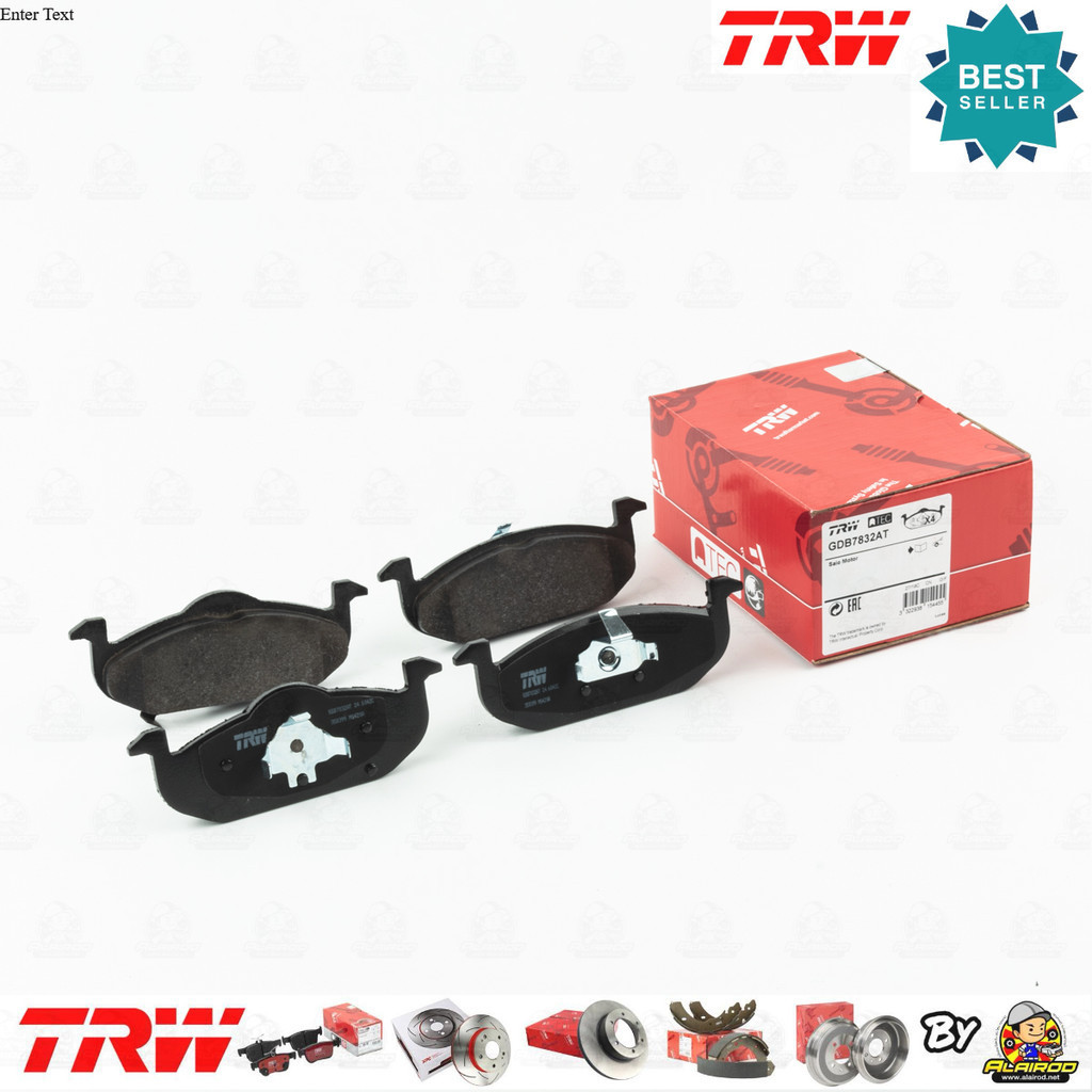 TRW ผ้าดิสเบรคหน้า ผ้าเบรคหน้า MG 3 MG3 ปี 2015-2022 GDB 7832 AT ปี 15,16,17,18,19,20,21,22,59,60,61,62,63,65