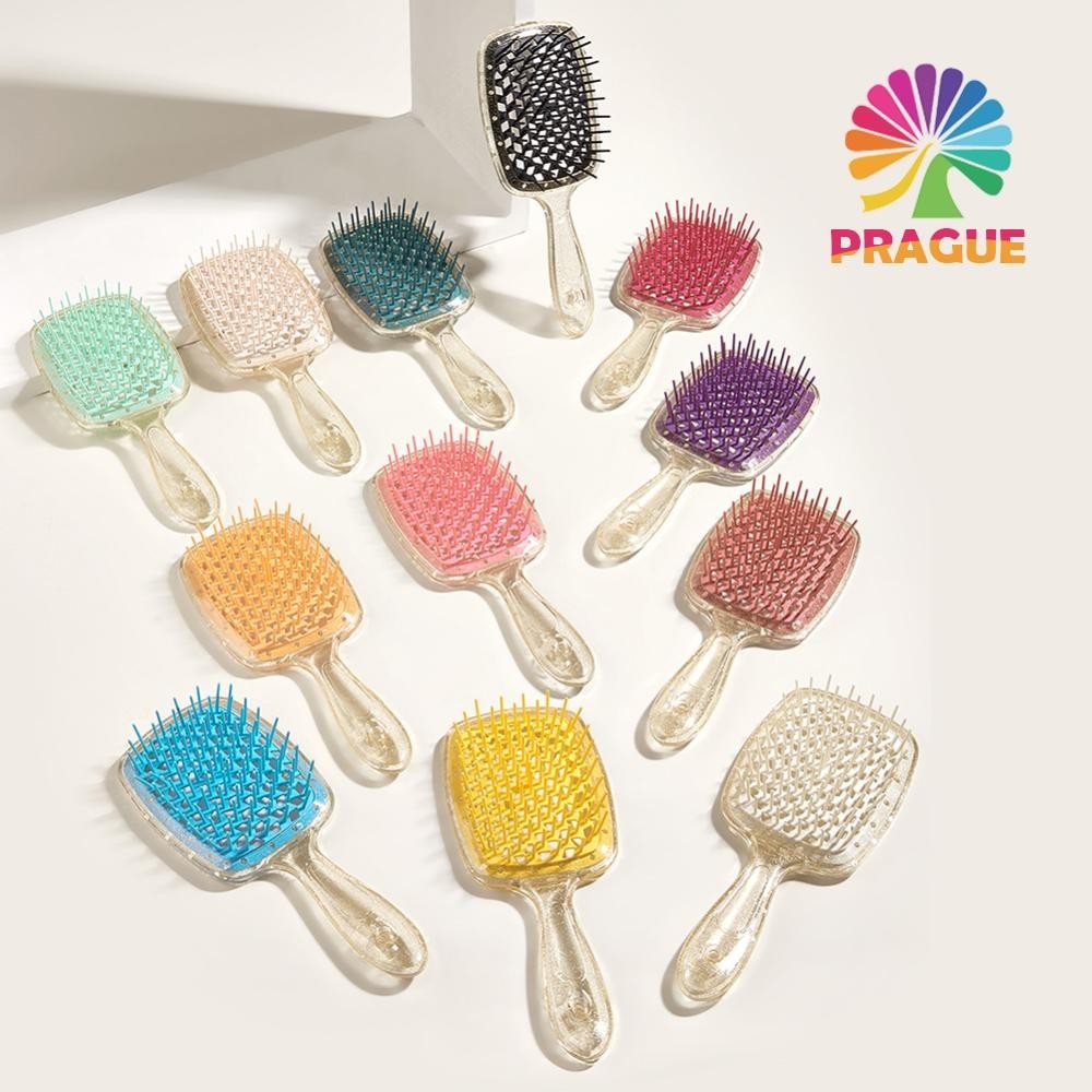 Hollowing Grid Curly Hair Brushes Anti-static Air Cushion Comb Hairdressing Tool [prague.th ]
