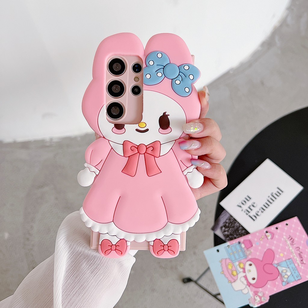 สําหรับ Vivo Y03 V30 V29 V27 V27E Y16 Y02 V25 Y33s Y21 Y20 Y20s Y12s Y1s Y17 Y15 Y19 Y22 Y15s Y15a Y30 Y50 V23 V23E ซิลิโคนนุ่มS Sanrio
