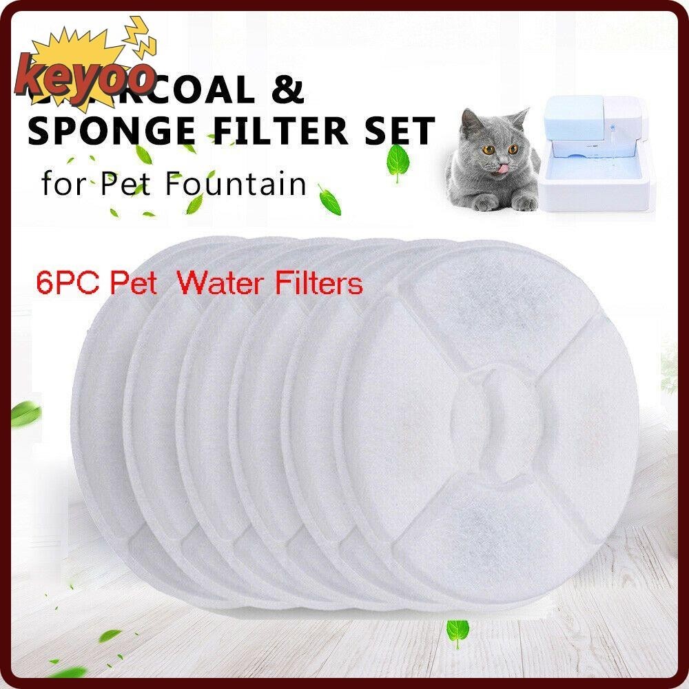 Keyoo Fountain Replacement Filter Flower Catit Fit Dog Water