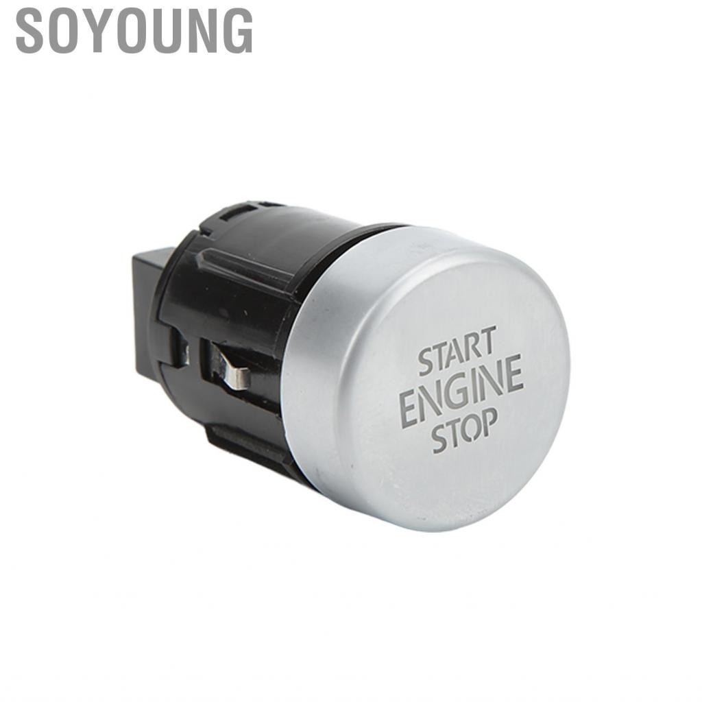 Soyoung 5N0959839 Push ABS Plastic Repairing Engine Ignition Switch Start Button for Car