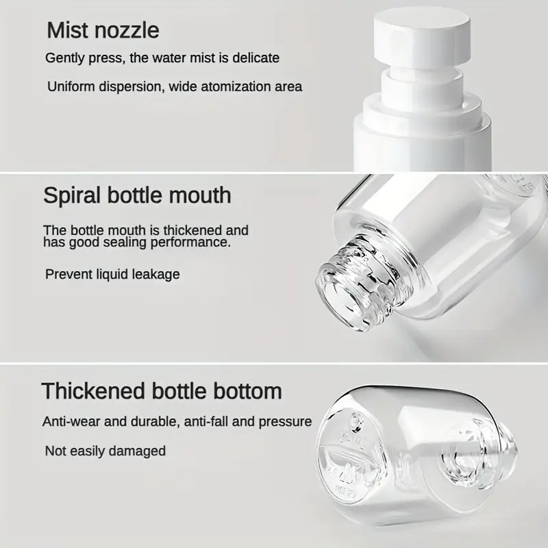 30ml ขวดสเปรย ์ โทนเนอร ์ สเปรย ์ ขวดบรรจุย ่ อยรีฟิลขวดสเปรย ์ สําหรับเดินทางขนาดเล ็ กและเบาขวดสเปรย ์ หมอกมัลติฟังก ์ ชั ่ น