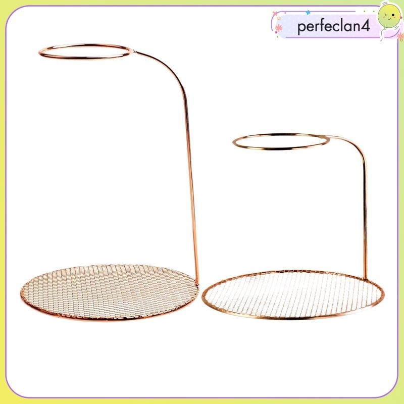 [Perfeclan4 ] Pour over Coffee Stand Metal Rack Tool Accessory for Home Restaurant Hotel