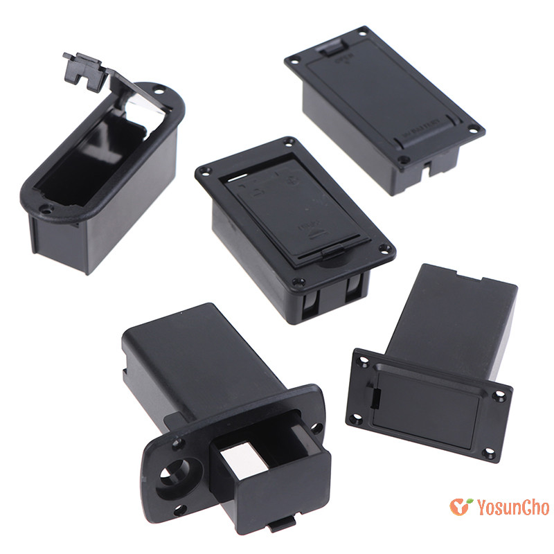 Yosuncho ] Active Bass Guitar Pickup 9V Box 9V Pick Up Holder/Case/ Cover new
