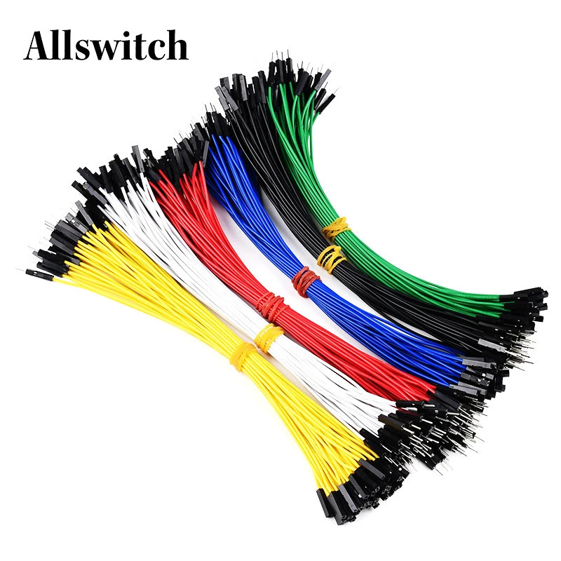 10 ชิ ้ น 20 ซม.DuPont สายไฟสําหรับ Breadboard Arduino สาย 2.54 มม.Male/female Jumper 26AWG สาย
