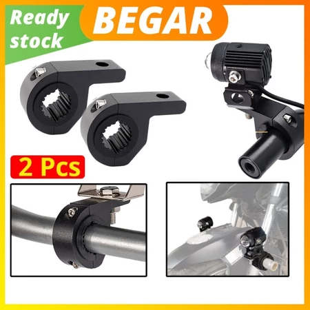 2 ชิ้น 30 มิลลิเมตร Universal Mount Bracket สําหรับรถจักรยานยนต์ไฟหน้าคลิปวงเล็บ Spotlight Universal Clamp