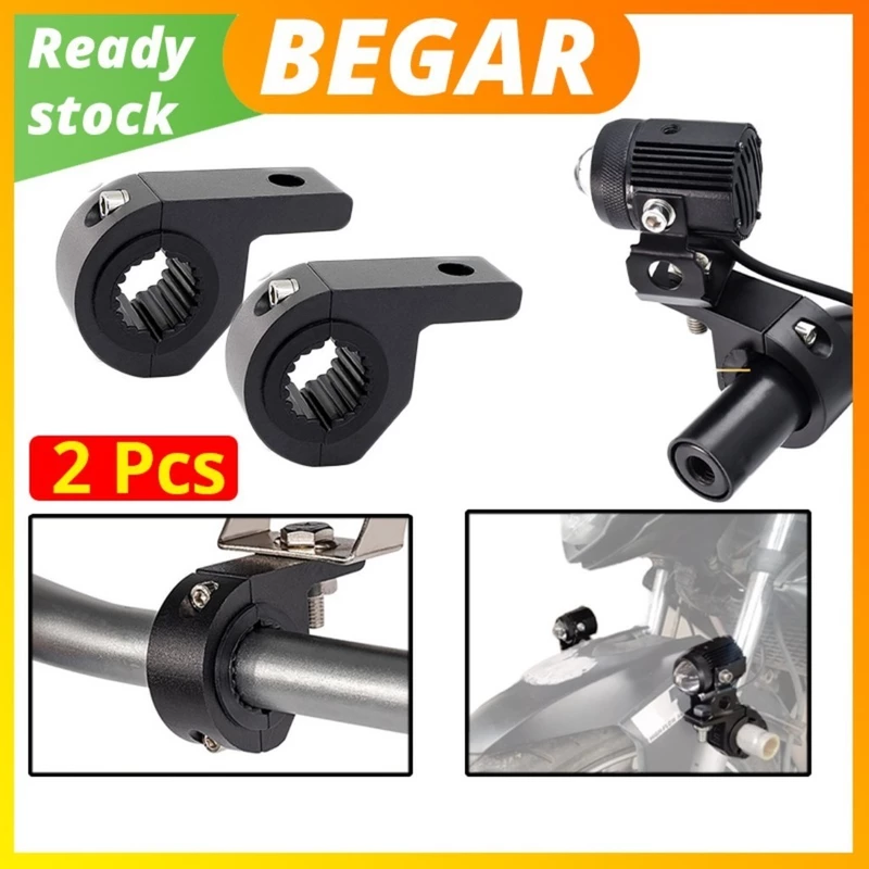 2 ชิ้น 30 มิลลิเมตร Universal Mount Bracket สําหรับรถจักรยานยนต์ไฟหน้าคลิปวงเล็บ Spotlight Universal Clamp
