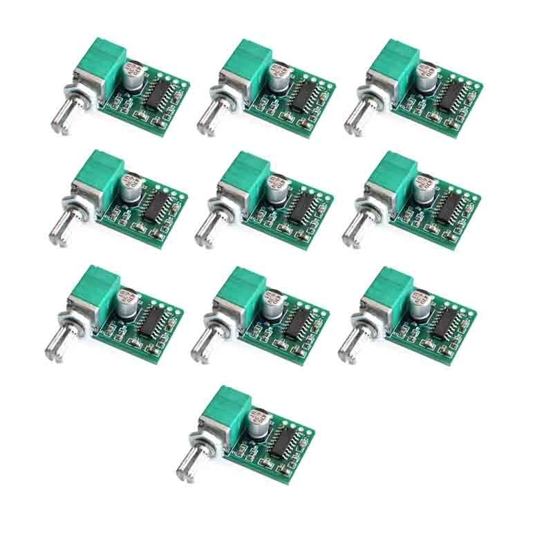 10pcs PAM8403 mini 5V ดิจิตอลขนาดเล็กเครื่องขยายเสียงพร้อมสวิทช์ potentiometer USB แหล่งจ่ายไฟ