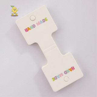 [mozh] 50pcs เชือกผมสีขาวการ์ดแสดงผลสําหรับผม Claw คลิปกระดา…