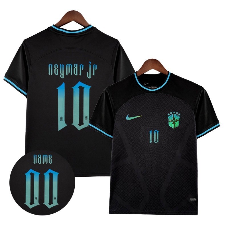 2024 เสื้อยืด พิมพ์ลาย Neymar Jr 22-23 Concept Of Black แบบแห้งเร็ว แฟชั่นสําหรับผู้ชาย และผู้หญิงการจัดส่งที่รวดเร็ว