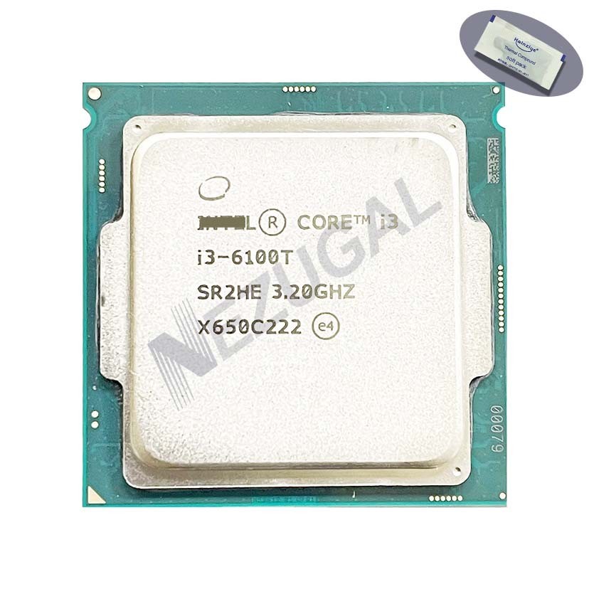 I3-6100T I3 6100T SR2HE 3.2 Ghz Dual Core 3M 35W LGA1151 โปรเซสเซอร์ CPU