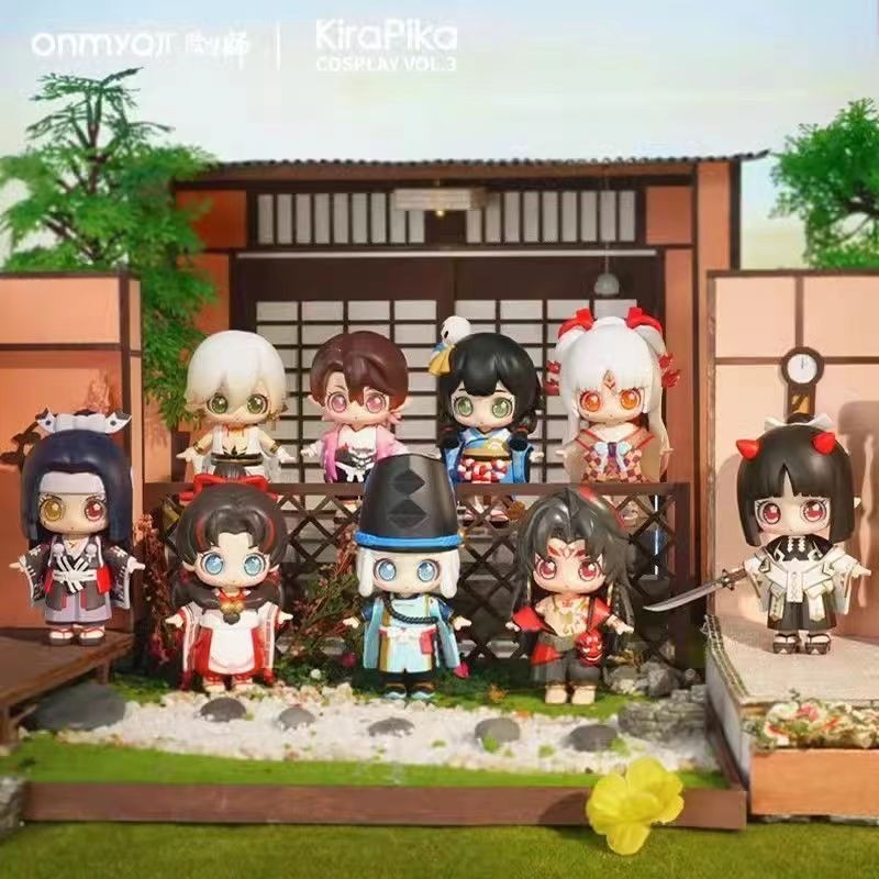 กล ่ องตาบอดของแท ้ Onmyoji Kira Baby Role Playing Series Third Bomb Figure ขายส ่ งของขวัญวันหยุด