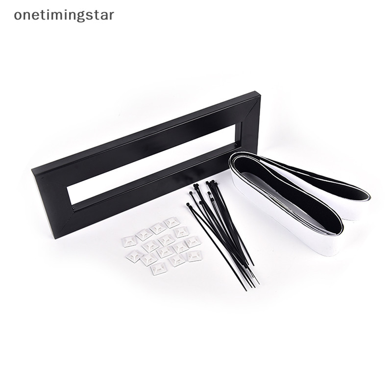 Onetimingstar 1 ชุดกีตาร์เหยียบ 40*13 ซม.DIY กีตาร์ Pedalboard พร้อม Magic เทป OMS