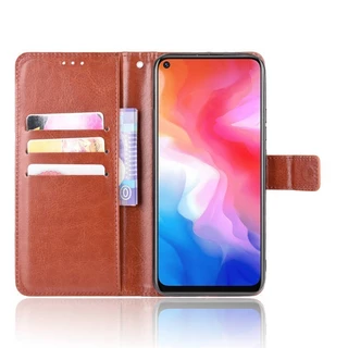 Vivo Y30 Y50 1935 1938 V1965A Case Flip PU Leather Wallet Back Cover Vivo Y30 Y 30 VivoY30 Phone Casing Stand