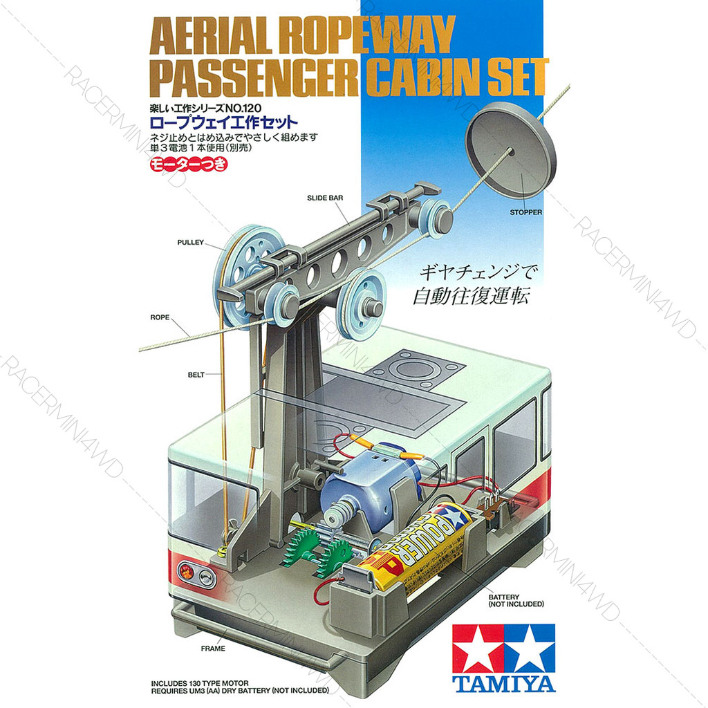 TAMIYA 70120 Aerial Ropeway Passenger Cabin Set ของเล่นวิทยาศาสตร์ทามิย่าแท้