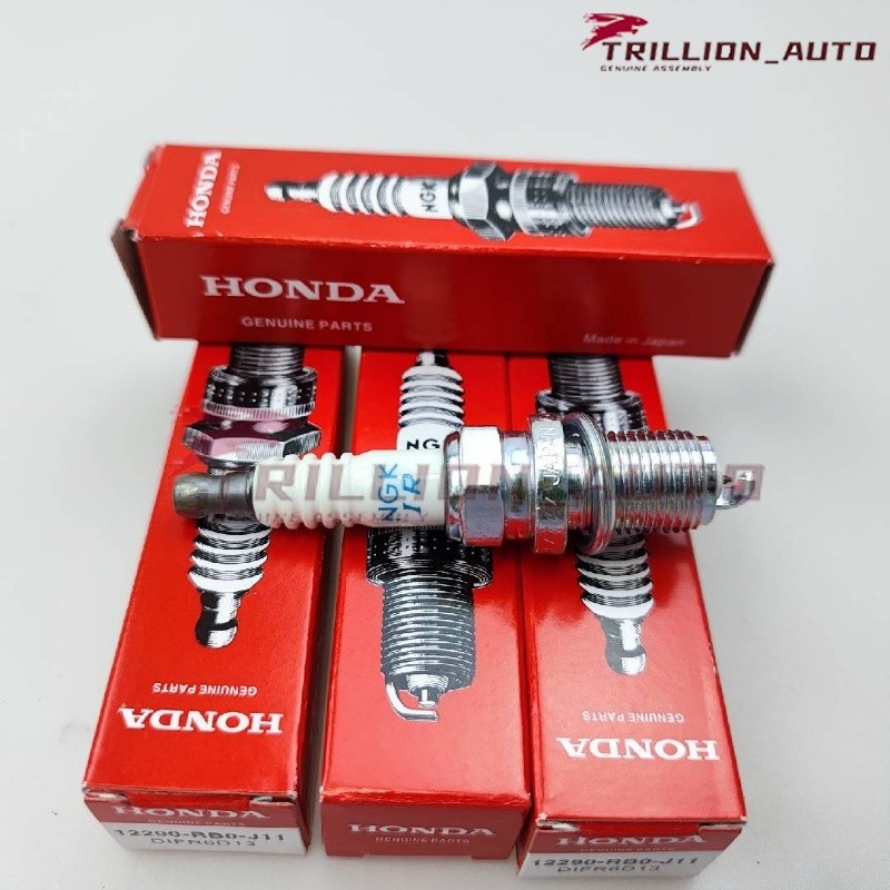 4pcs DIFR6D13 Spark Plug Honda City GM6 แจ ๊ ส GK CRZ BRV NGK IRIDIUM TT /12290-RB0-J11