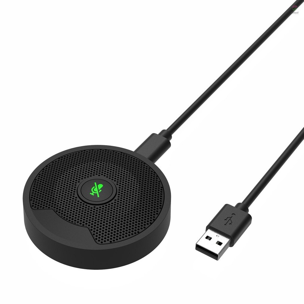 Um10 ไมโครโฟนประชุม USB 360° ไมโครโฟนพีซีคอนเดนเซอร์รอบทิศทางสําหรับการแชทการเล่นเกมการประชุมทางวิดีโอ