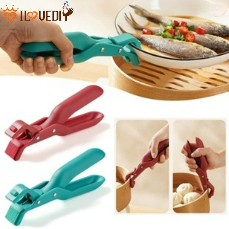 ที่คีบจานซิลิโคน-เครื่องมือครัว-ชามใส่อาหารกริปเปอร์-บนโต๊ะอาหารถอนคลิป-ที่หนีบอาหารเย็น-ลื่น,ป้องกันน้ําร้อนลวก,ทนความร้อน,ประหยัดแร