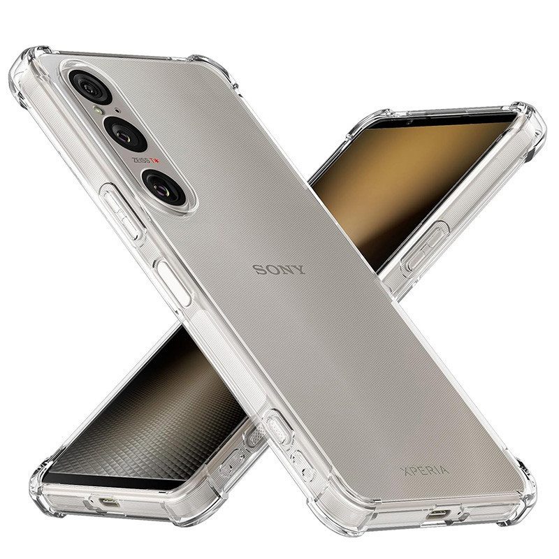 สําหรับ Sony Xperia 1 VI 5 V 10 IV 1 iii 5 ii Pro-I Crystal Clear Cover Anti-Scratch กันกระแทกเคสโทรศัพท์ TPU