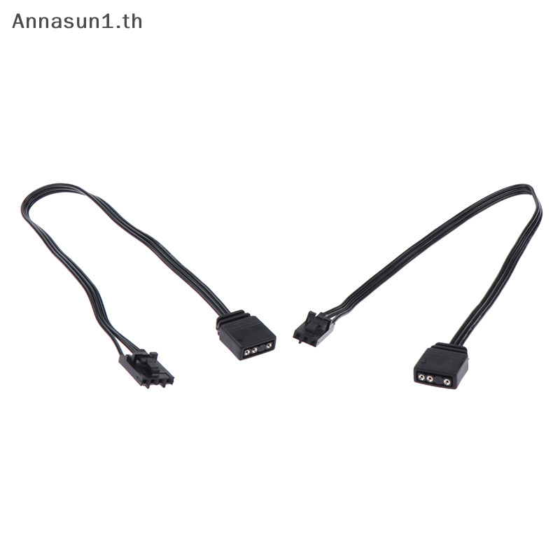 Annasun สายเคเบิลอะแดปเตอร์สําหรับ Corsair RGB ถึงมาตรฐาน ARGB 4Pin 3Pin อะแดปเตอร์เชื่อมต่อเรือโจรส