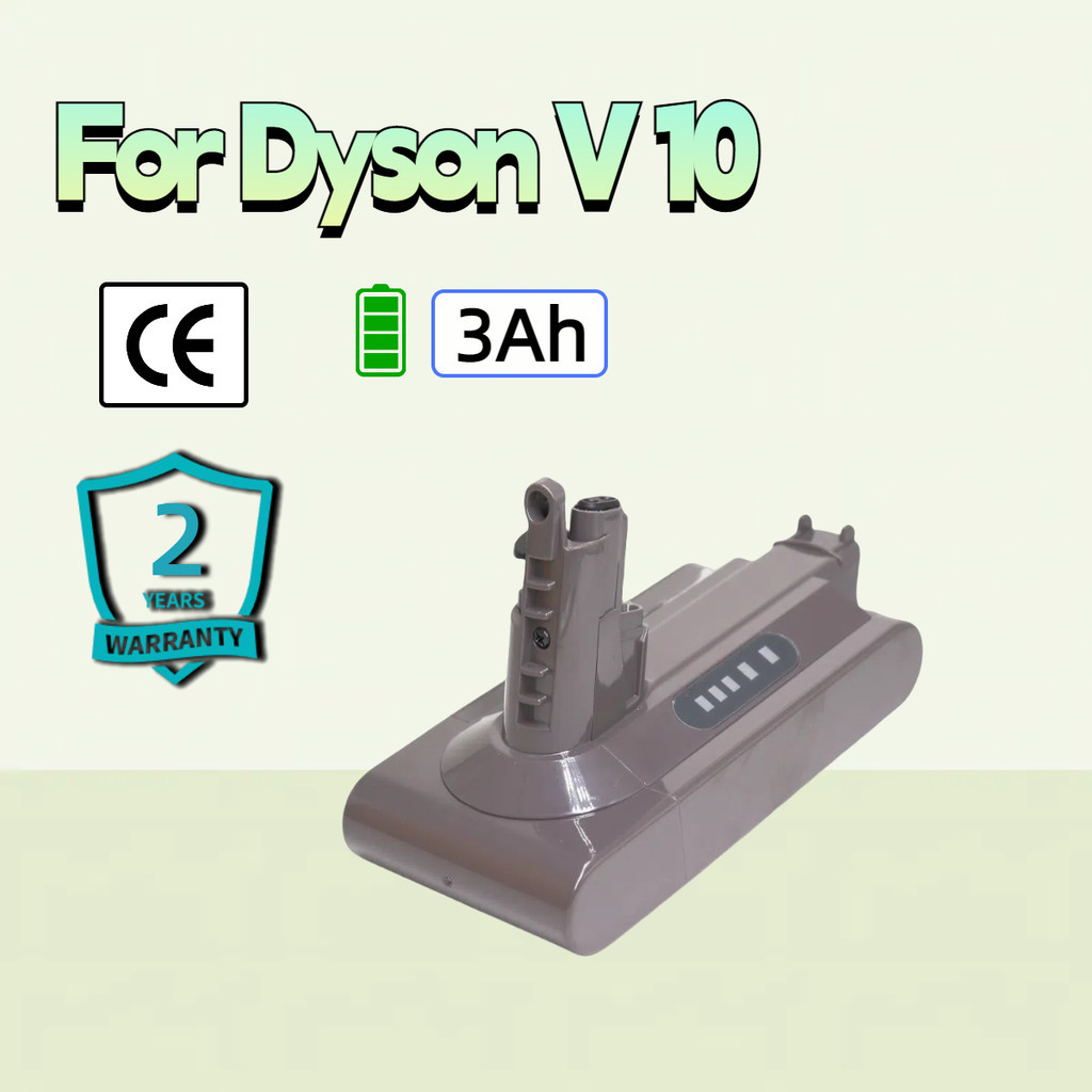 แบตเตอรี่ ใช้สำหรับDyson V10 เครื่องดูดฝุ่น 25.2V 3000mAh สำหรับ Battery Dyson SV12 V10 Animal