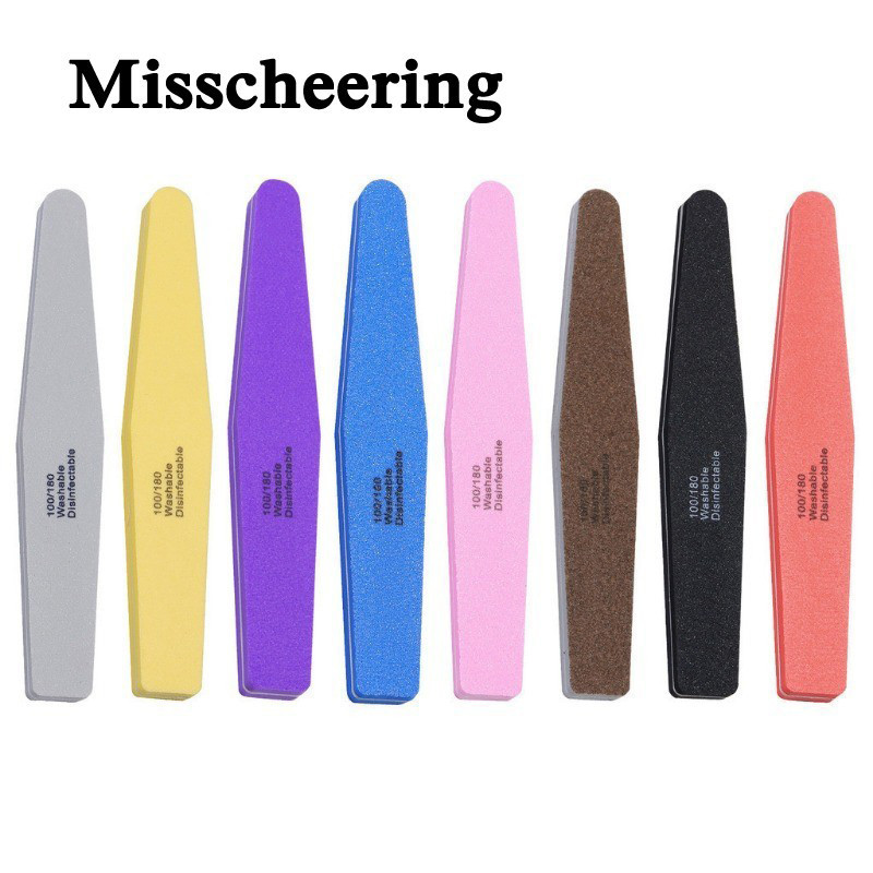 เครื ่ องมือแต ่ งเล ็ บเพชรฟองน ้ ําเล ็ บถูแถบขัดบล ็ อกขัดสีสุ ่ ม