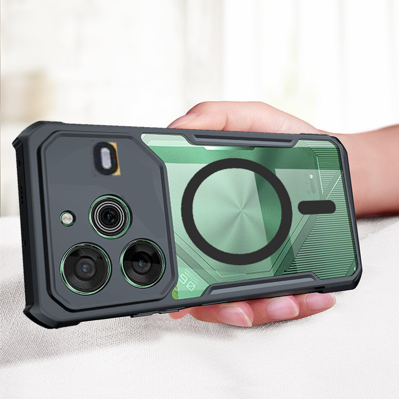 Tecno POVA 6 Neo / POVA 6 5G Li7 / POVA 6 Pro 5G Li9 ปลอกกันกระแทกเคสใสเคสโทรศัพท์ฝาครอบรองรับเครื่อ