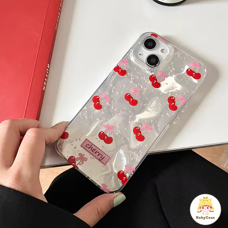 เคส VIVO Y11 Y21 Y22 Y20 Y17S Y17 Y20i Y20S Y12S Y11S Y20G Y50 Y30 Y21S Y02 Y27 Y36 Y27S Y12 Y15 ปกเชอร์รี่โบว์สดสด