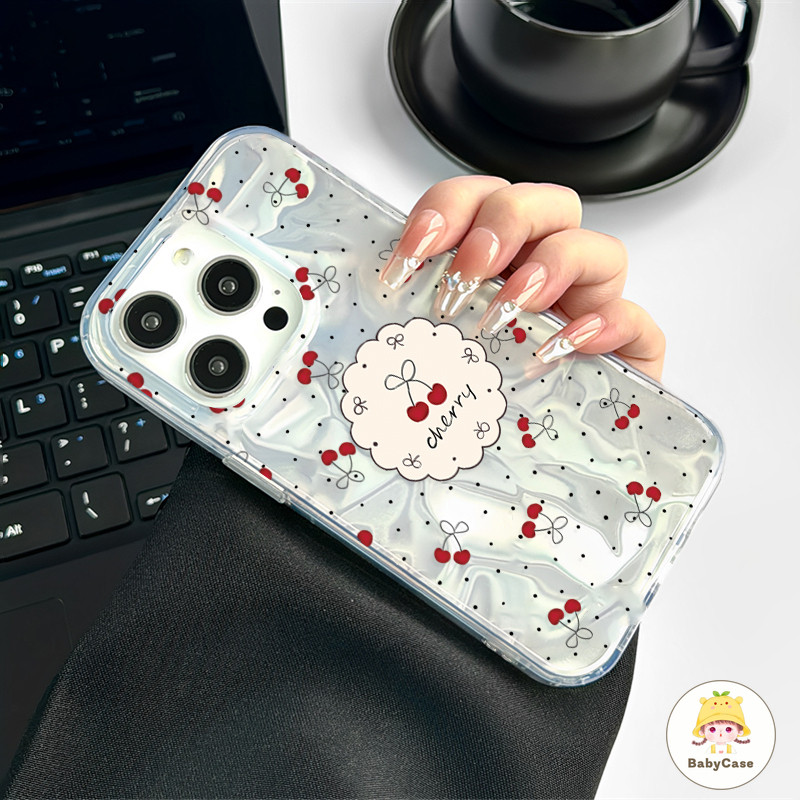เคส VIVO Y11 Y21 Y22 Y20 Y17S Y17 Y20i Y20S Y12S Y11S Y20G Y50 Y30 Y21S Y02 Y27 Y36 Y27S Y12 Y15 ปกเชอร์รี่โบว์สดสด